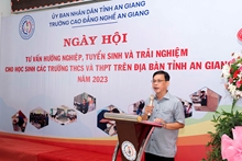 Sôi nổi Ngày hội tư vấn hướng nghiệp, tuyển sinh và trải nghiệm cho học sinh các trường THCS, THPT trên địa bàn tỉnh An Giang năm 2023