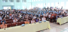 1 500 học sinh, sinh viên và người lao động tham gia Ngày hội tư vấn học nghề, việc làm huyện Chợ Mới